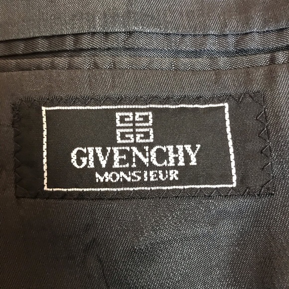 Authentic Givenchy blue wool blazer - Picture 4 of 8